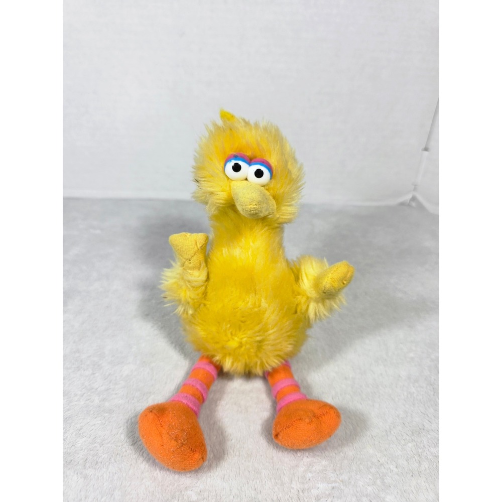 Sesame Street Big Bird Plush Nanco 2003 Yellow Bird Stuffed Animal Toy 8 inch